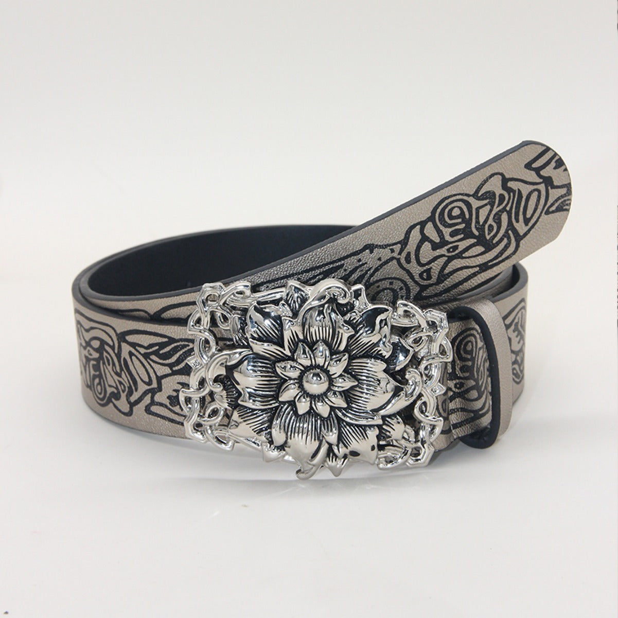 Ceinture Punk Vintage Rétro en Relief Amour Y2g