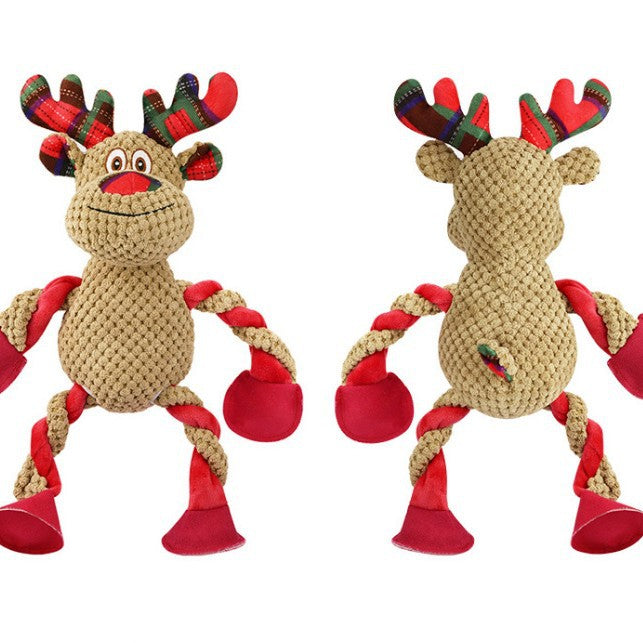 Teething And Dental-cleaning Pet Christmas Toy