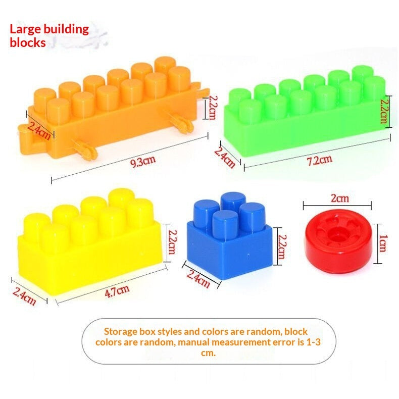 Baby Building Block Toys Large Pieces Loose-packed