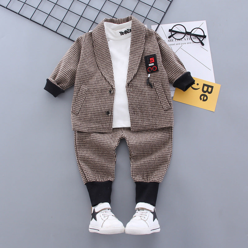 Three-piece boy suit