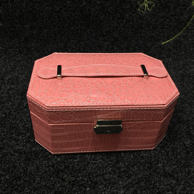 Jewelry Box With Lock Simple Princess Jewelry European Storage Box
