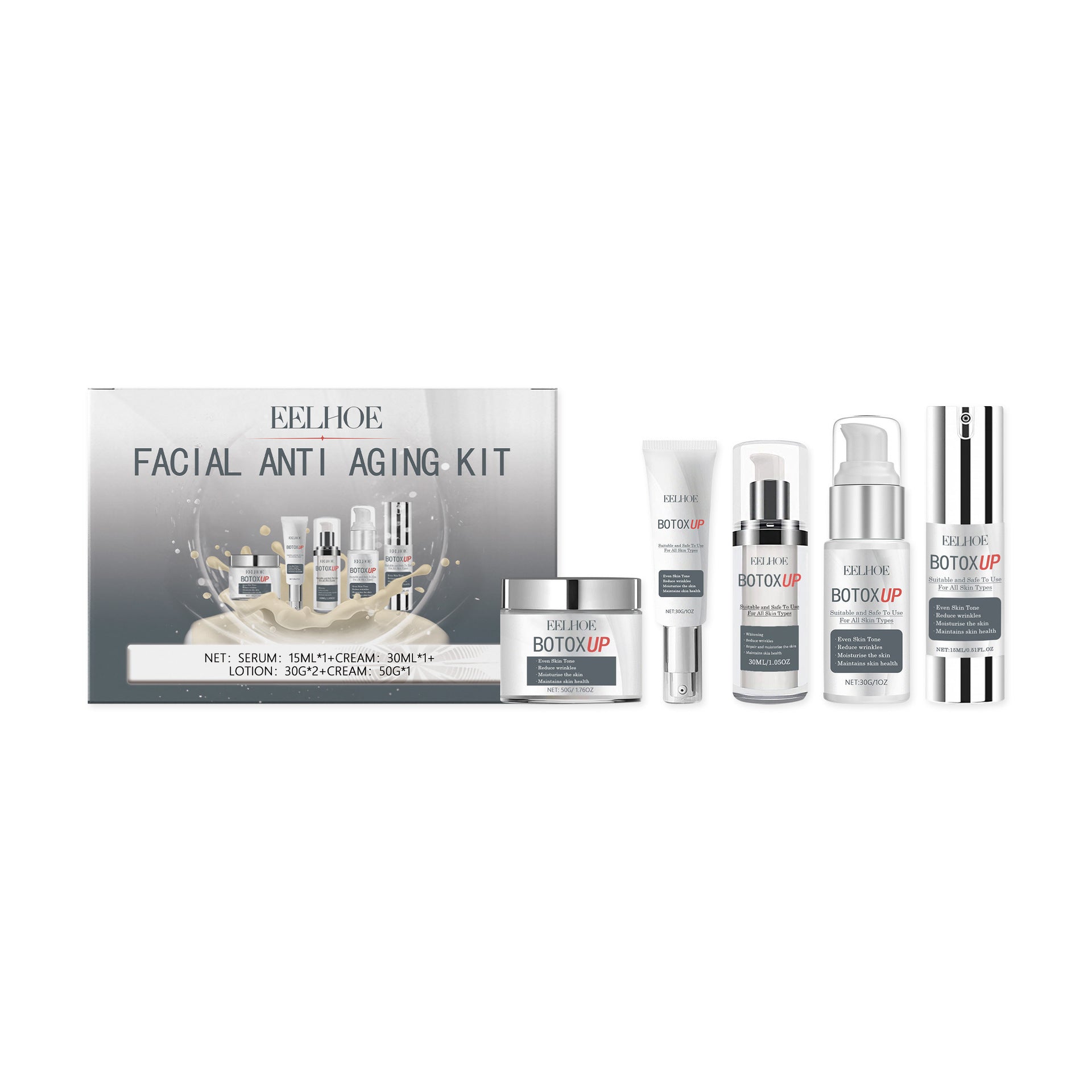 Facial Skin Care Set Moisturizing And Tender