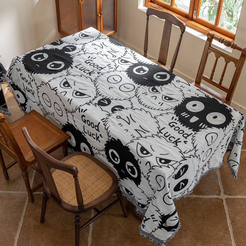 Bohemian Tablecloth Cotton Yarn Tassel