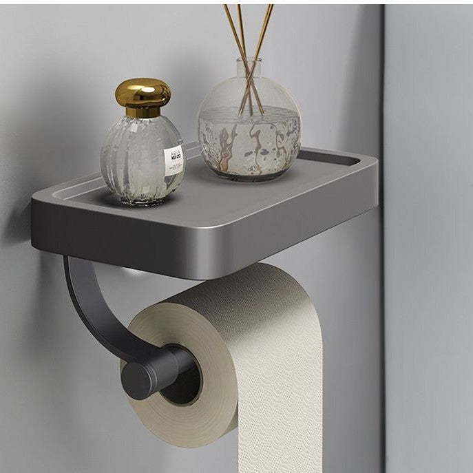 Wall-mounted Bathroom Punch-free Thickened Toilet Paper Holder