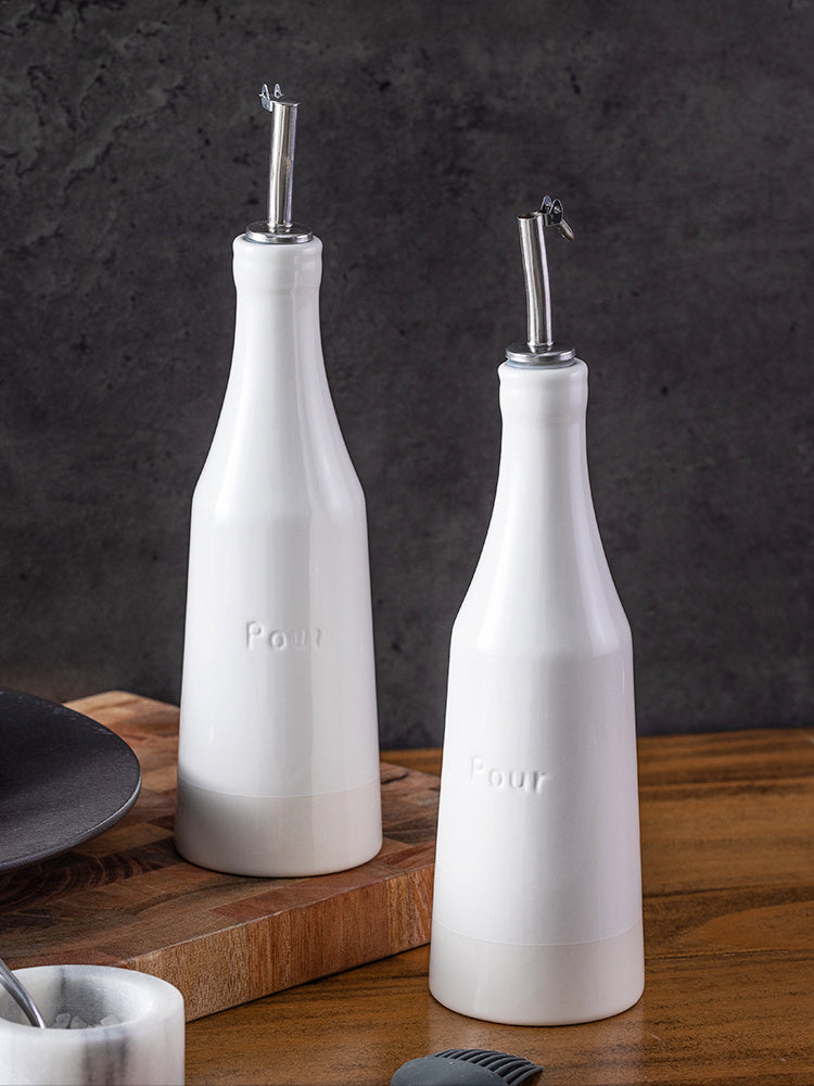 Household Ceramic Leakproof Kitchen Oil Pot