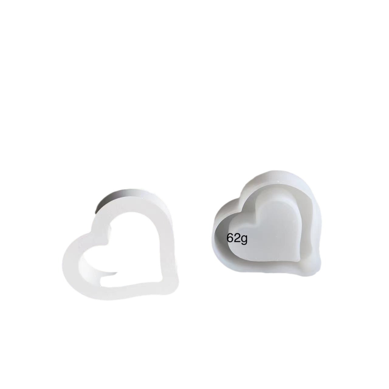 Valentine's Day Hollow Heart Silicone Mold
