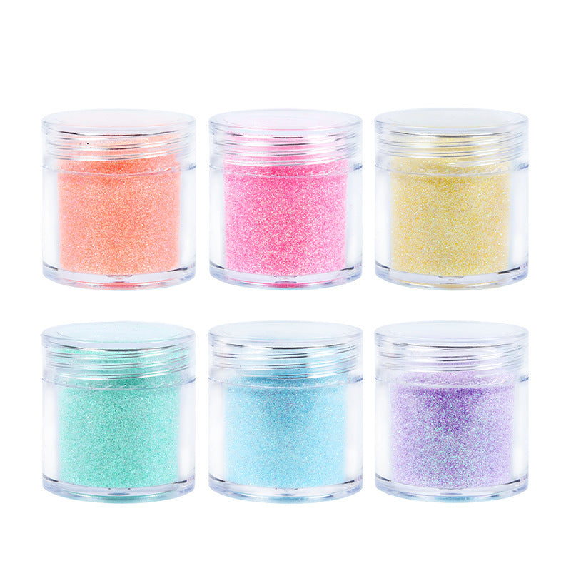 Bottled Sea Salt Granulated Sugar Woolen Nail Shimmering Powder
