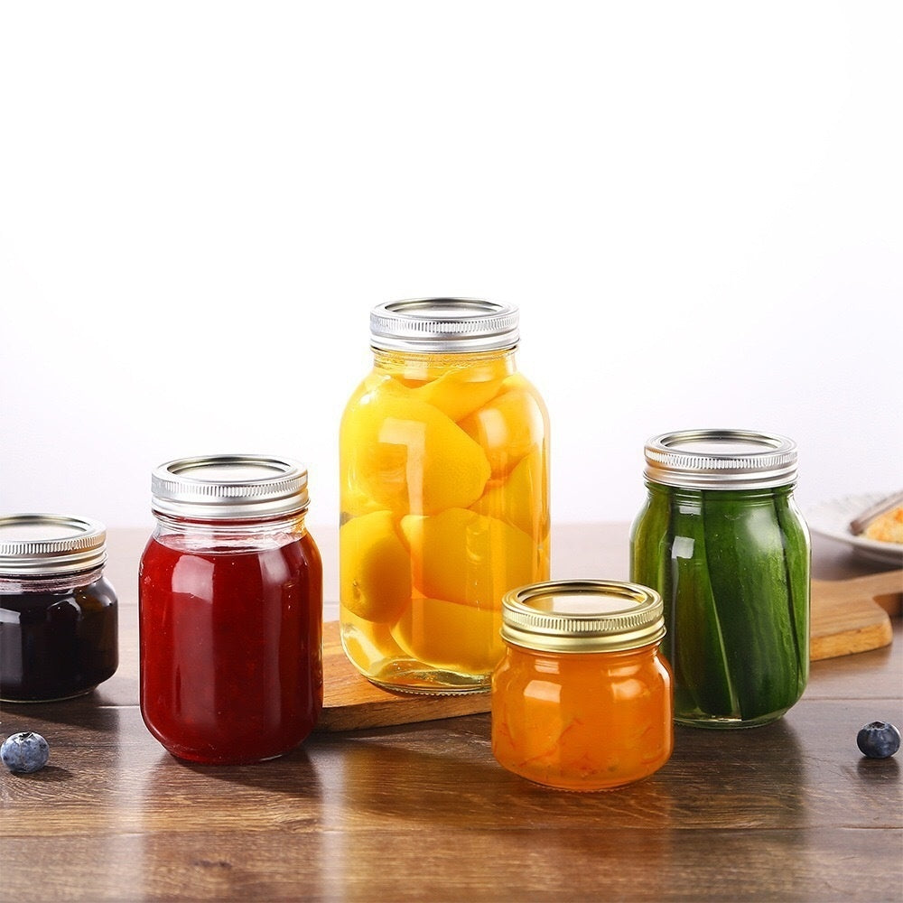 Coctail Glass Mason Cup 16oz Mason Glass Jar With Cover