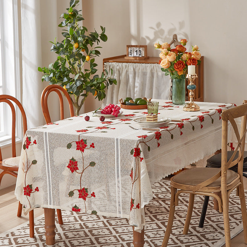 Decorative Lace Coffee Table Dining Table Cloth