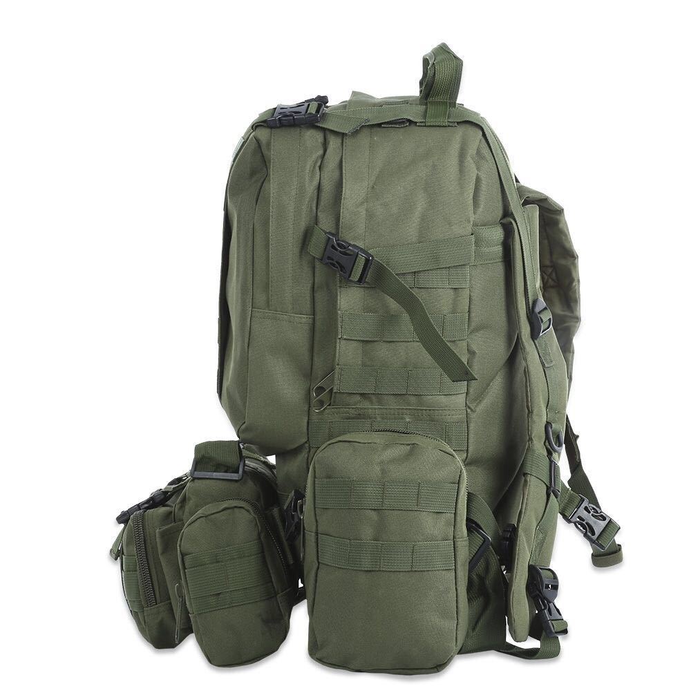 Sac à dos de 50L pour l'extérieur, sac à dos militaire tactique Molle, sac de sport étanche pour le camping, la randonnée et les voyages