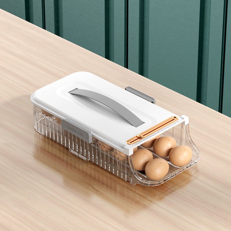 Refrigerator Door Rolling Egg Storage Box