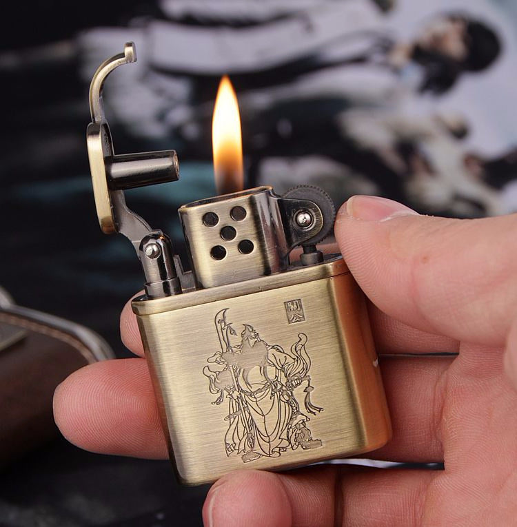Metal Inflatable Grinding Wheel Flame Lighter