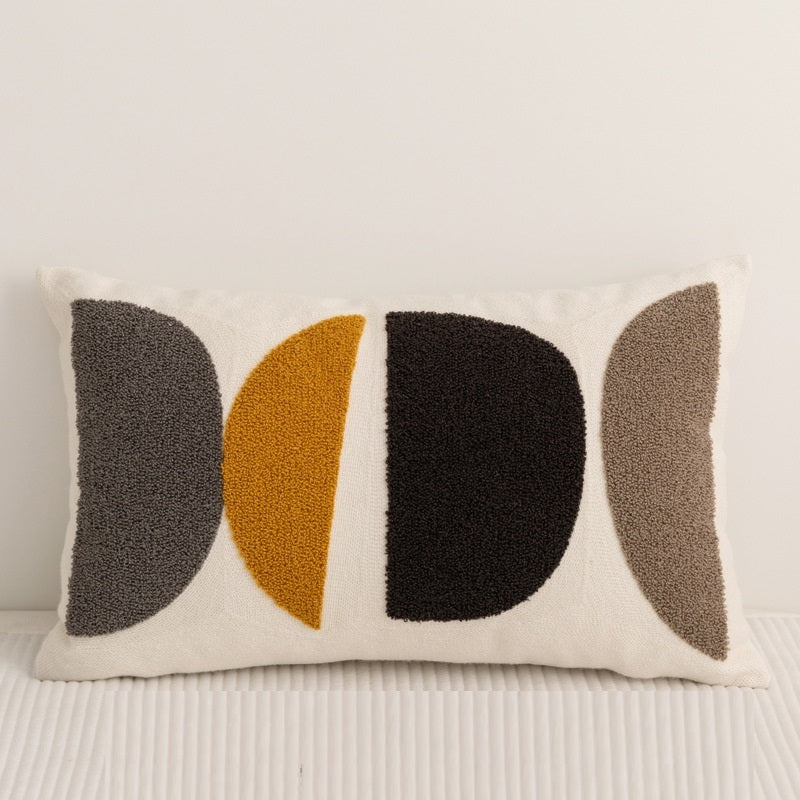 Cotton Living Room Sofa Pillow Abstract Pillowcase