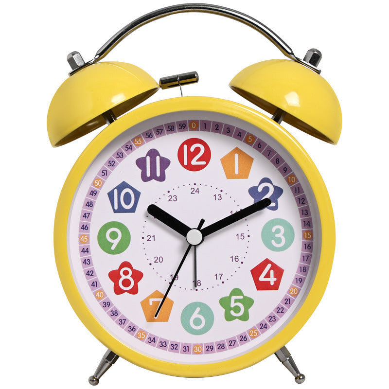 Silent Desktop Creative Cartoon Luminous Alarm Clock
