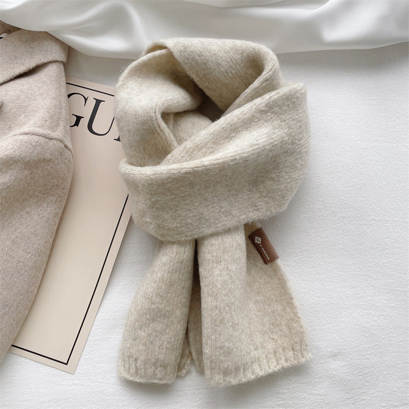 Romantic Versatile Scarf In Bright White Tones