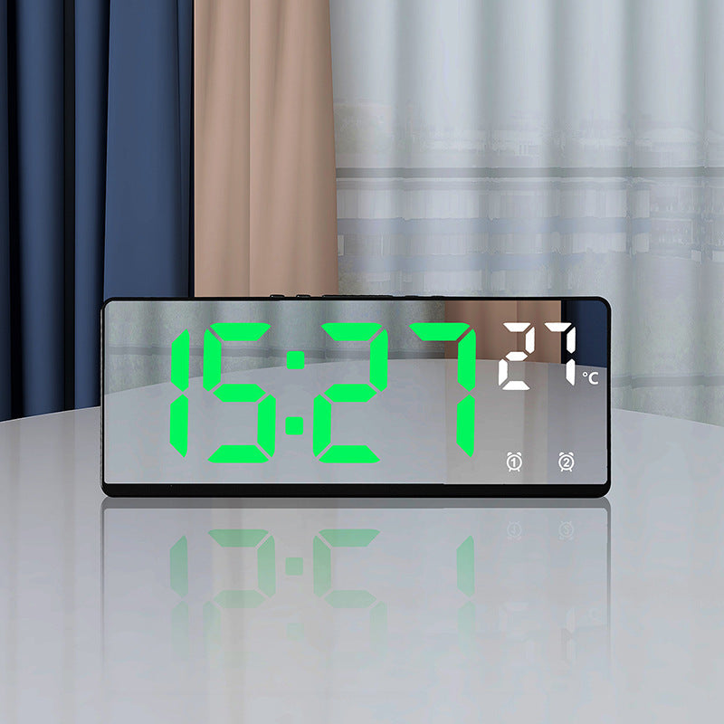 Horloge électronique multifonction créative Horloge simple grand écran Alarme multi-groupes