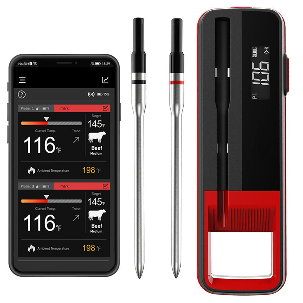 Barbecue Fork Single Needle Bluetooth BBQ Wireless Probe Food Thermometer