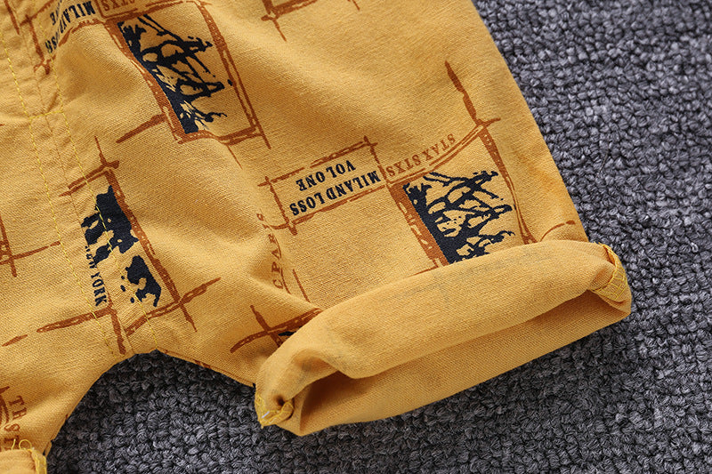 Short-sleeved gentleman tie set