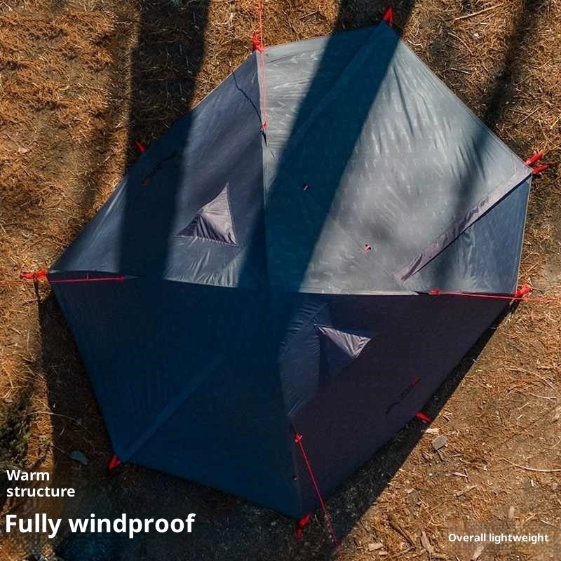 Professional Camping Tent With Ultra-light Aluminum Poles For Outdoor Storm Protection