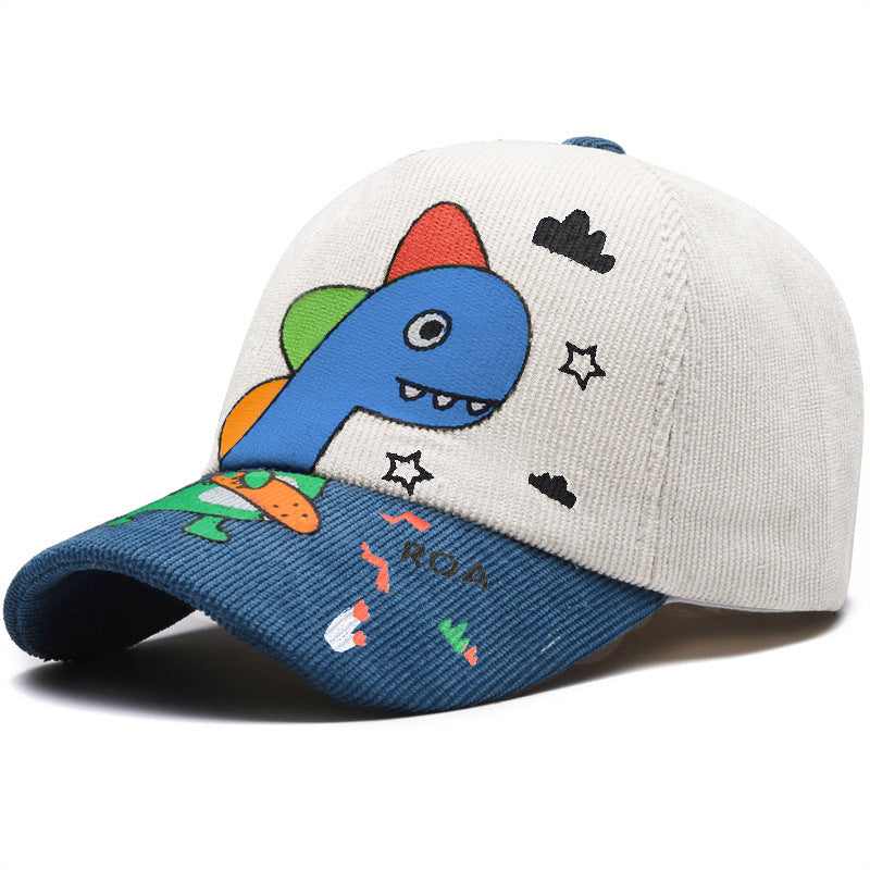 Little Dinosaur Children's Baseball Cap Cute Cartoon Color Matching