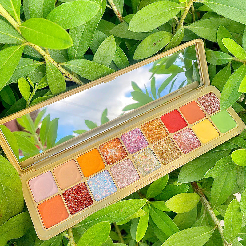 Glitter Pearlescent Waterproof Matte Smooth Eyeshadow