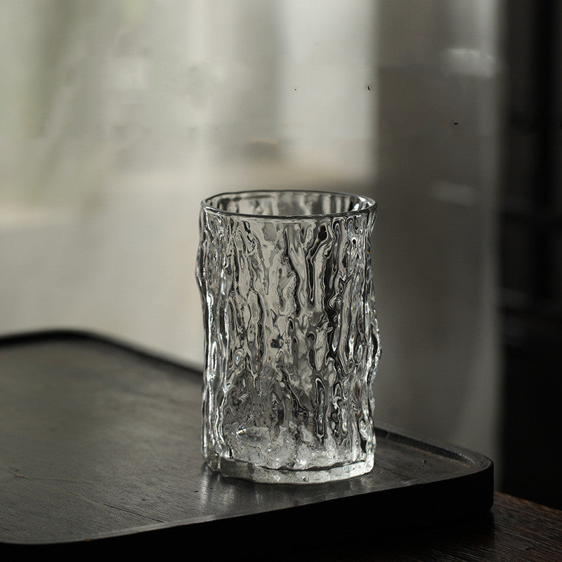 Glass Hammered Japanese Kung Fu Tea Cup