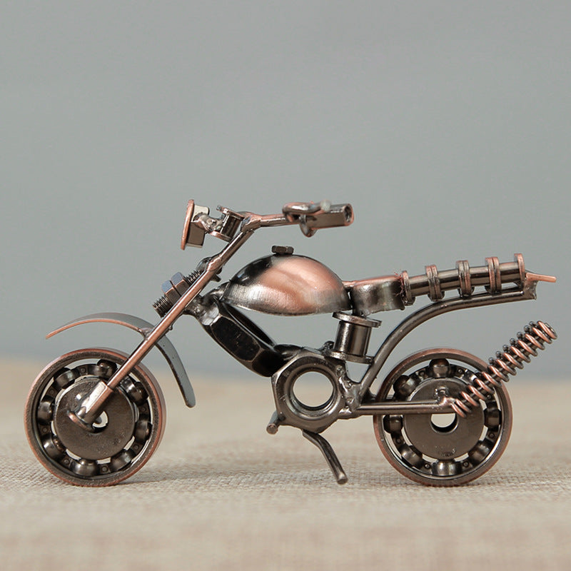 Vintage Little  Motorcycle Home Accessories Handmade Metal Pendant
