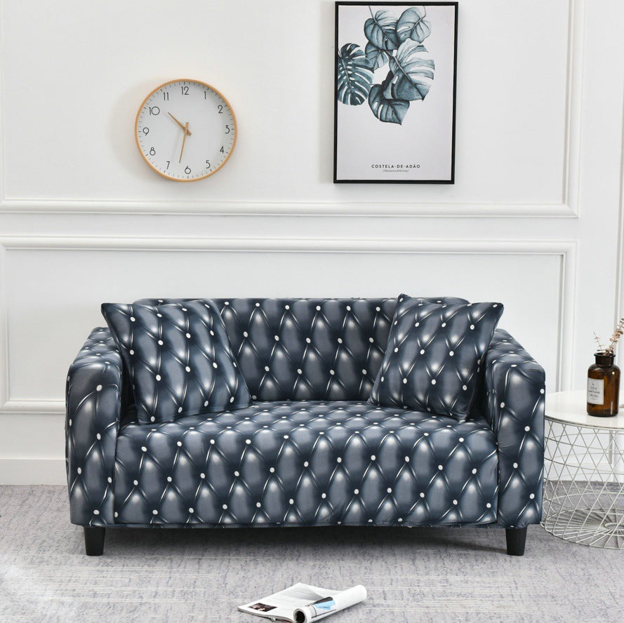 Stretch Sofa Cover All-inclusive Non-slip Three-seat Sofa Cushion Cover Cloth Sofa Towel Full Covered Household Dust Cover