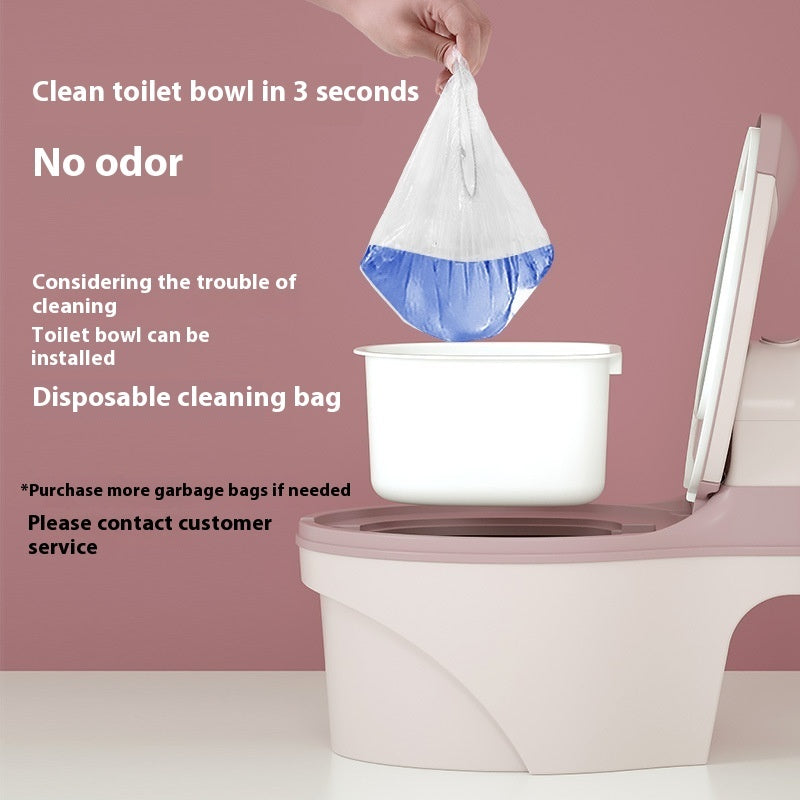 Plus-sized Baby Toilet Can Put Garbage Bags For Children Aged