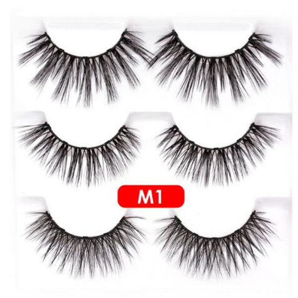 Five magnetic false eyelash set