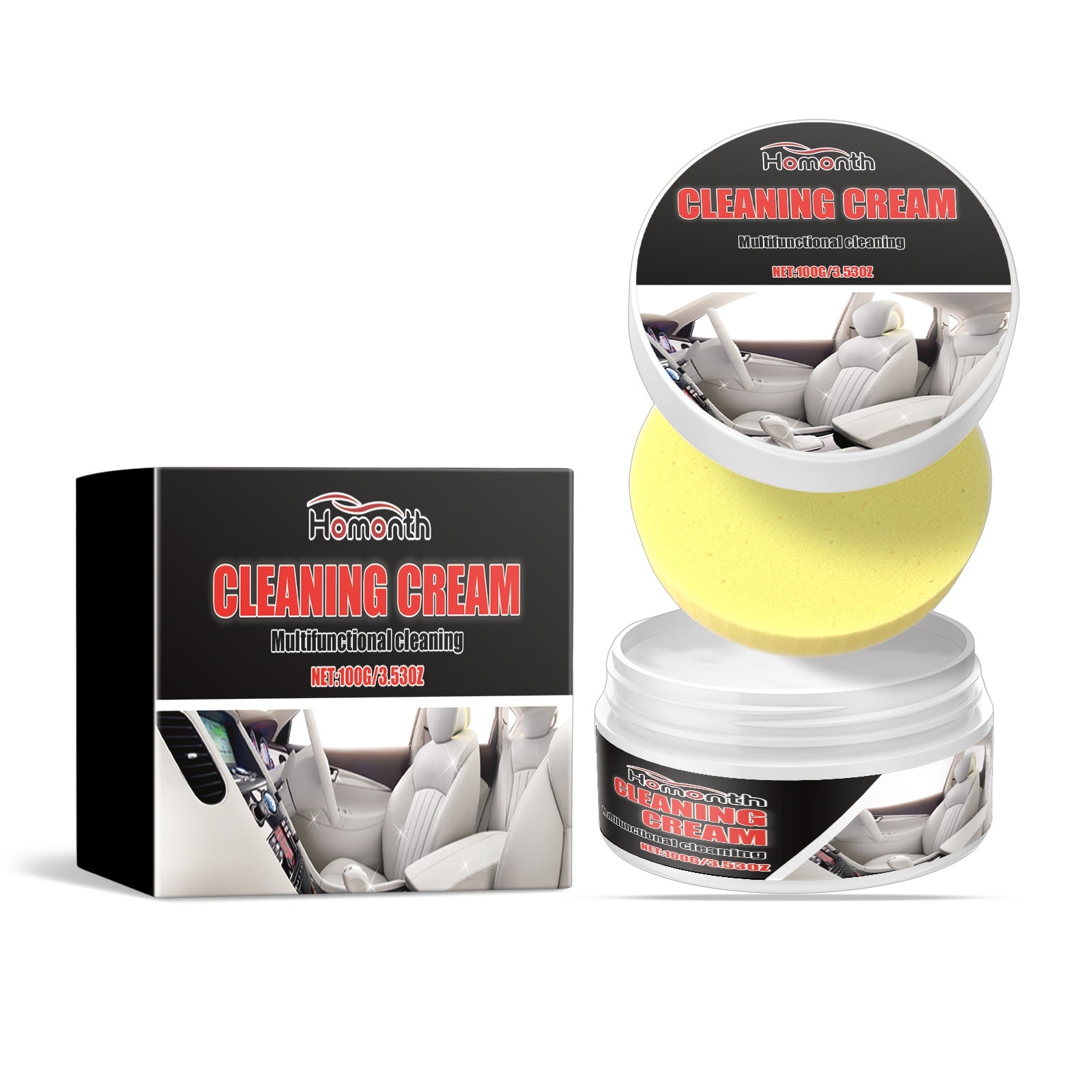 Car Interior Leather Renovation Paste