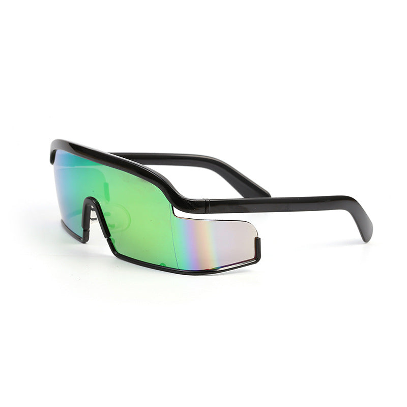 Fashion Large Rim Colorful Sunglasses