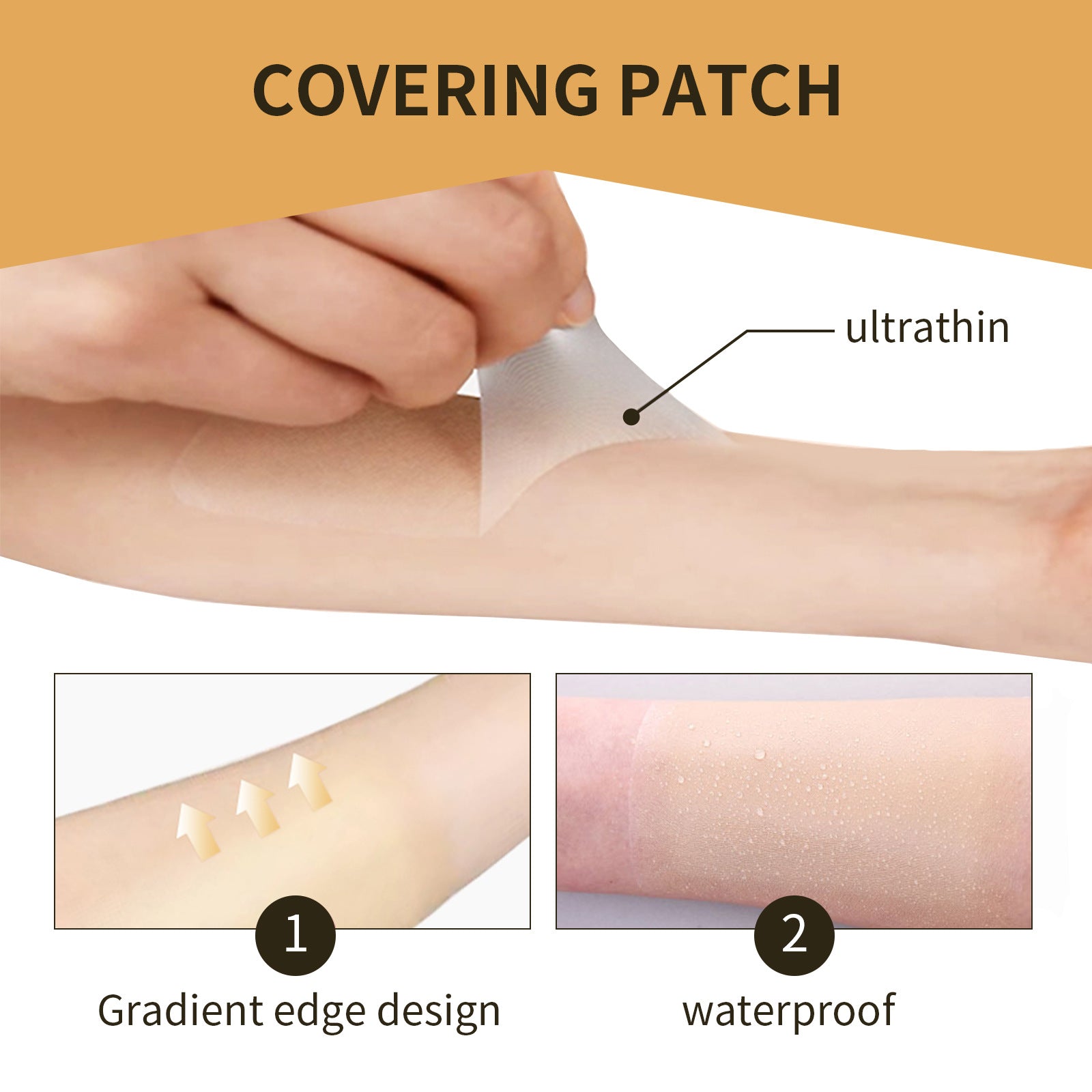 Invisible Concealer Sticker Invisible Waterproof