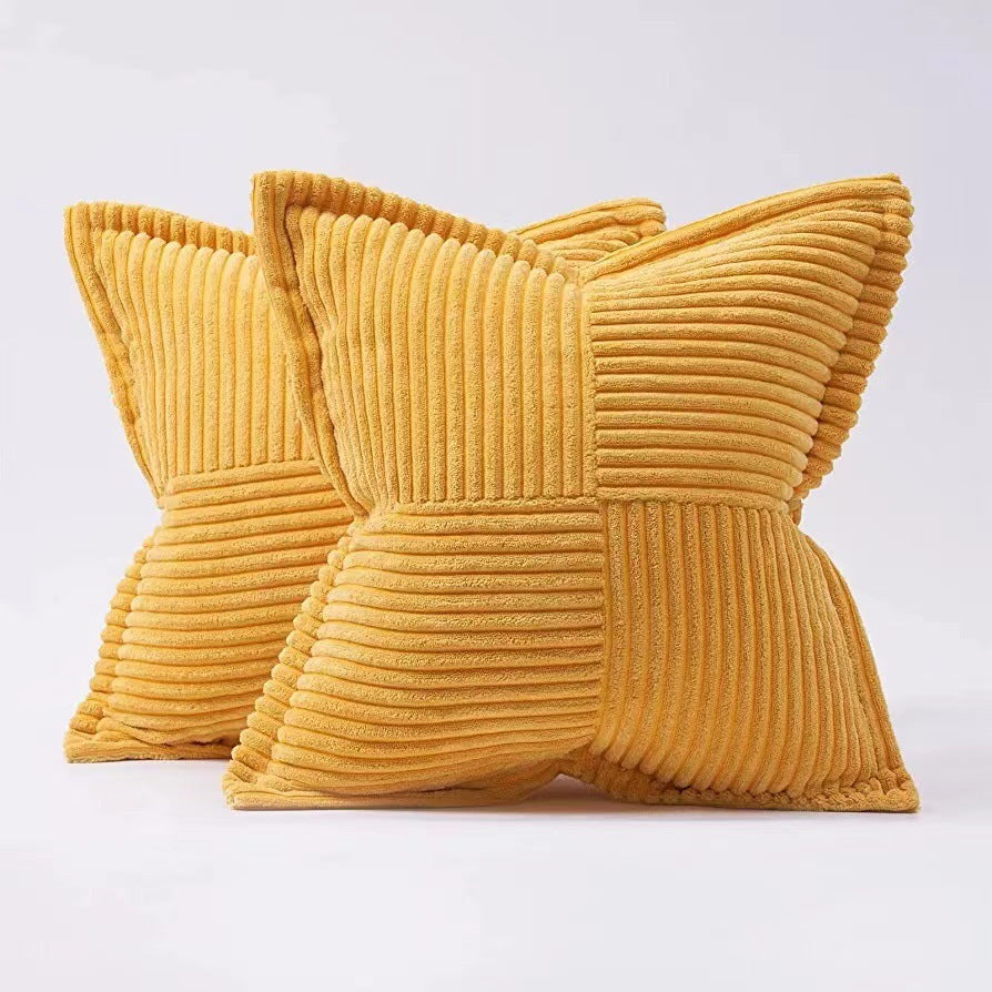 Nordic Corduroy Flying Pillow Simple Cushion Cover