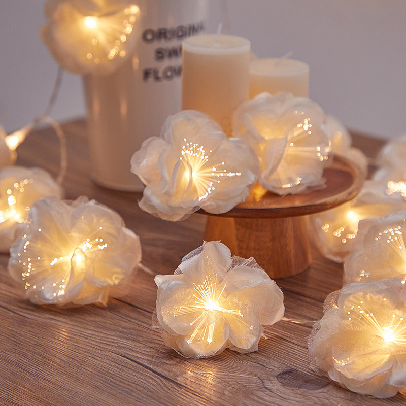 Outdoor Decoration LED Simulation Butterfly Orchid Light String