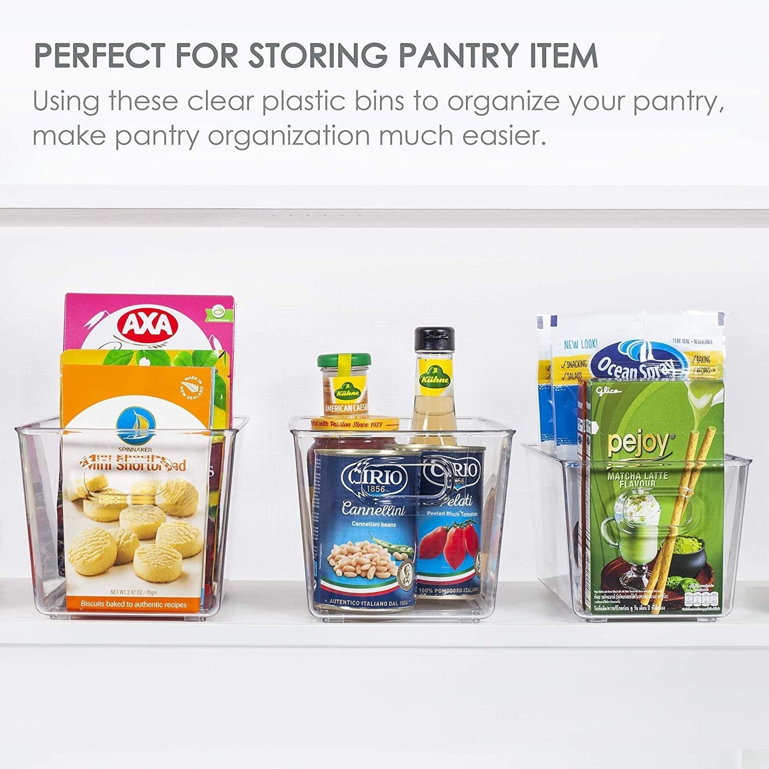 Transparent Drawer Style Refrigerator Storage With Handle