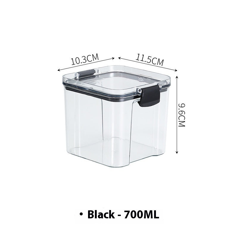 Boîte de rangement de cuisine scellée, en plastique, pour produits secs, réservoir de stockage alimentaire