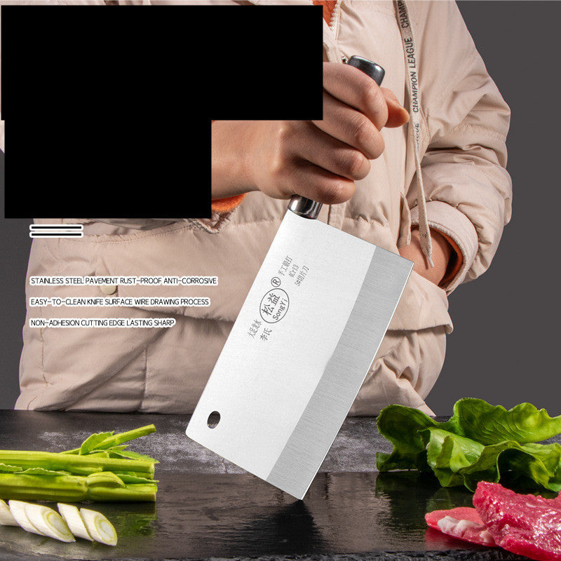 Longshui Pine Yi Forging Kitchen Knife Household Sharp Slicer