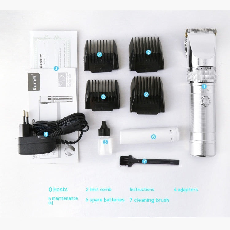 Fashion Silver Fine-tuning Hair Clipper