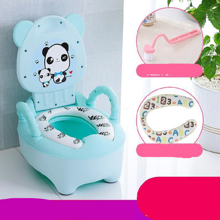 Male Baby Sits On A Toilet Special For Children''s Artifact