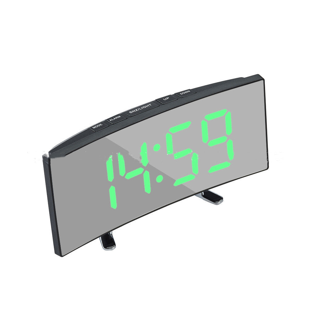 Creative Digital LED Mirror Bedside Electronic Alarm Clock