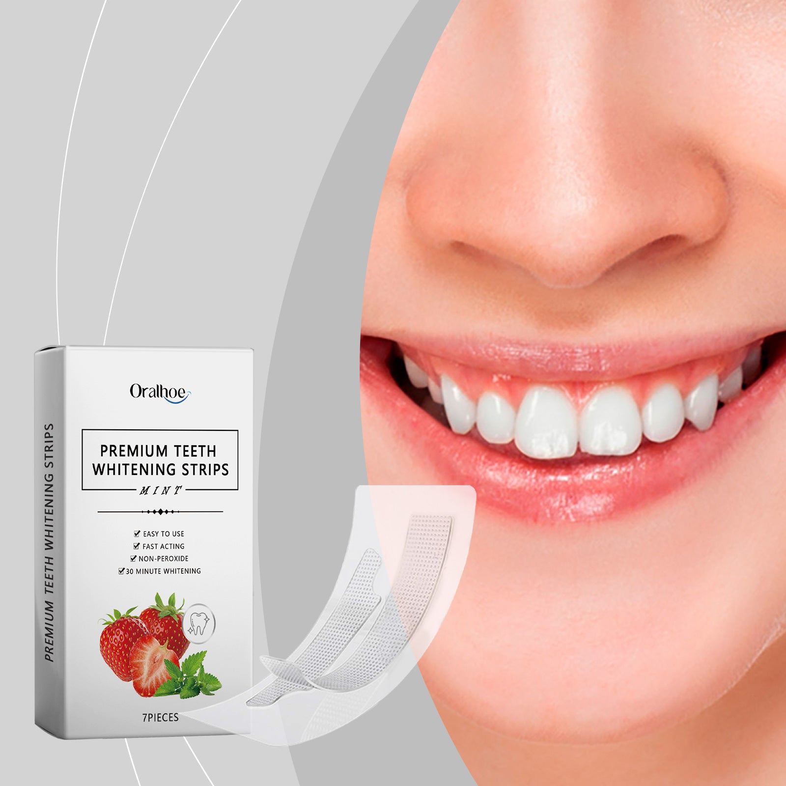 Gentle Cleaning Tea Stains Improve Brightness Household Tooth Care Stickers