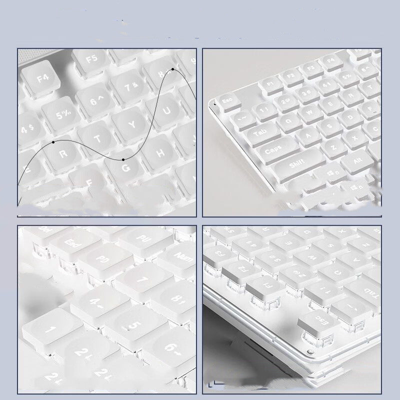 Home Office Fashion Silent Wired Mechanical Keyboard