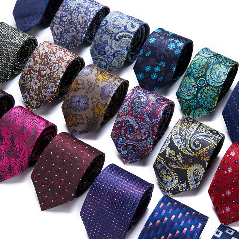 Men's Business Tie Wear Professional Suit Polyester Yarn