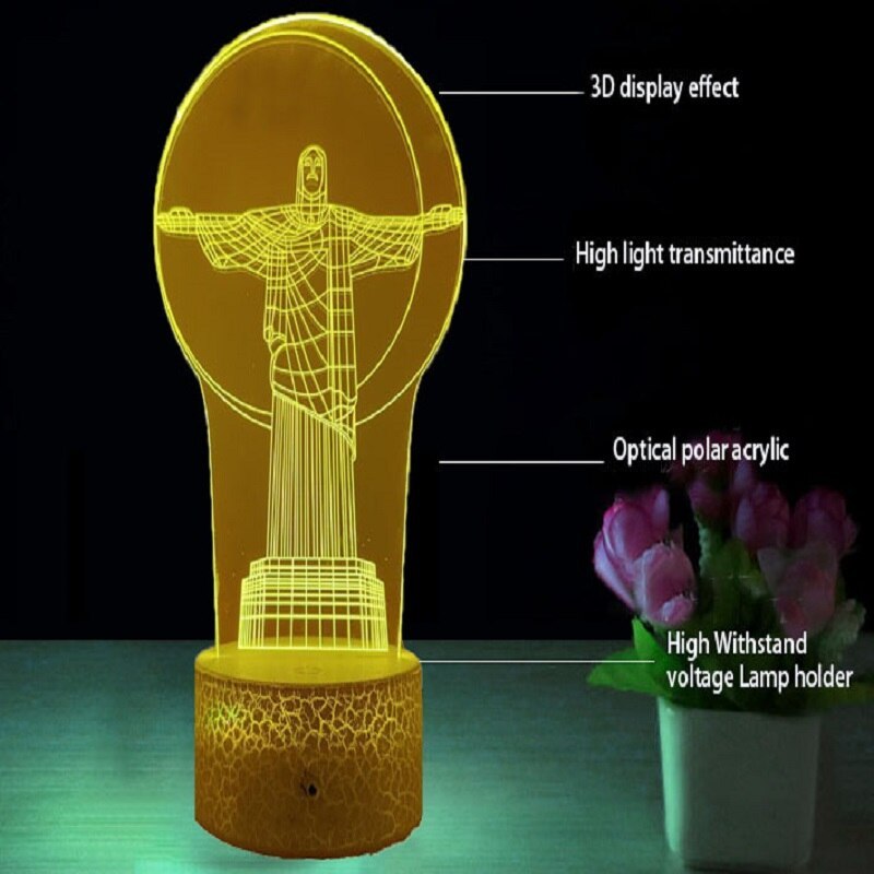 Clock Base Table Lamp Russian Doll National Atmosphere Festival Light Bright Base Nightligh Christmas Decor Visual Light Lamp