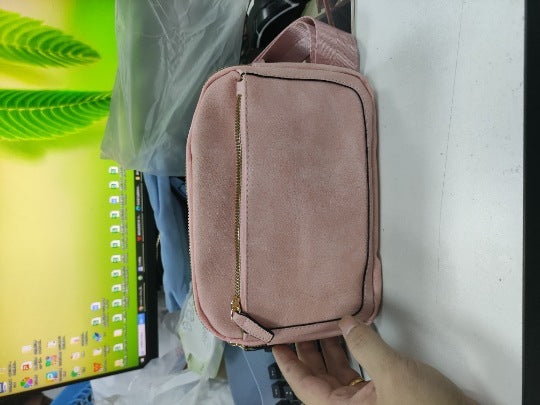 Sac banane pour femme en cuir synthétique, polyvalent et décontracté