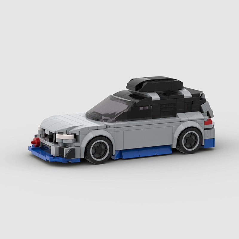 Small Particles Hot Sale Moc City Vehicle Racing Model