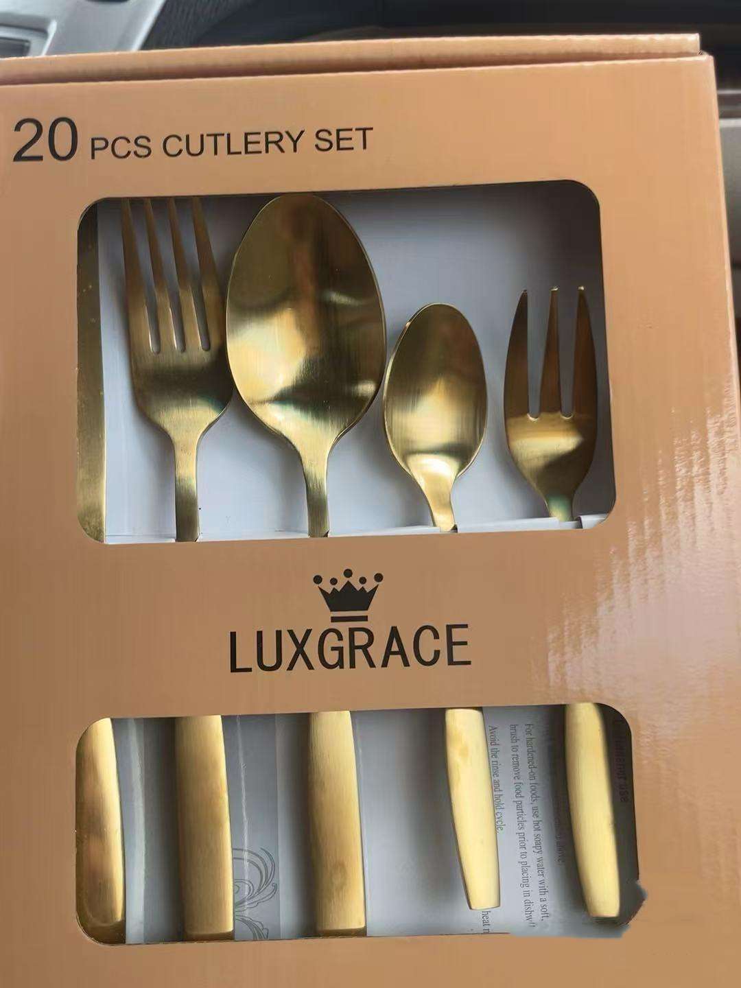 Knife, Fork And Spoon 20-piece Stainless Steel Tableware Set