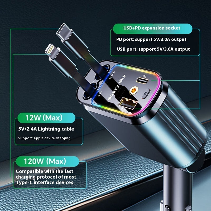 Starry Sky Flexible Wire Car Charger