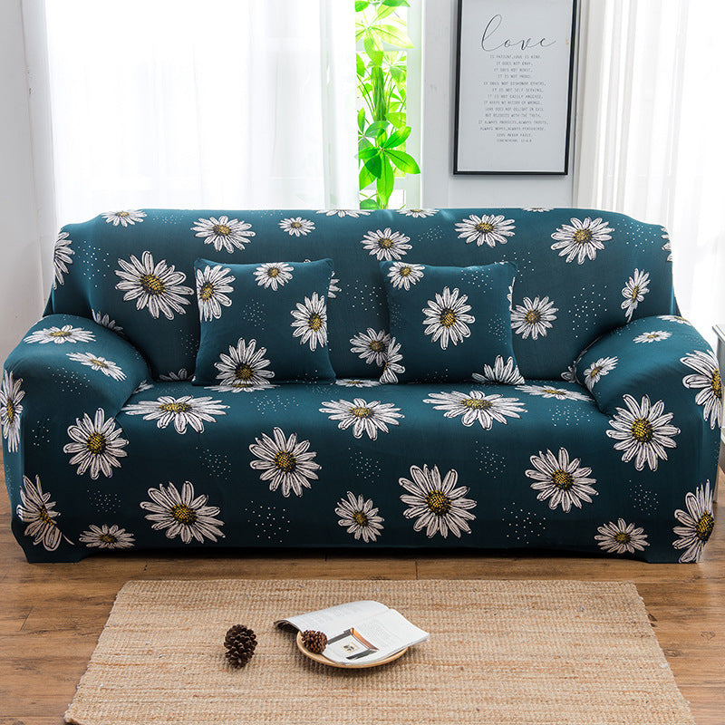 Simple and modern fabric combination all-inclusive sofa cover